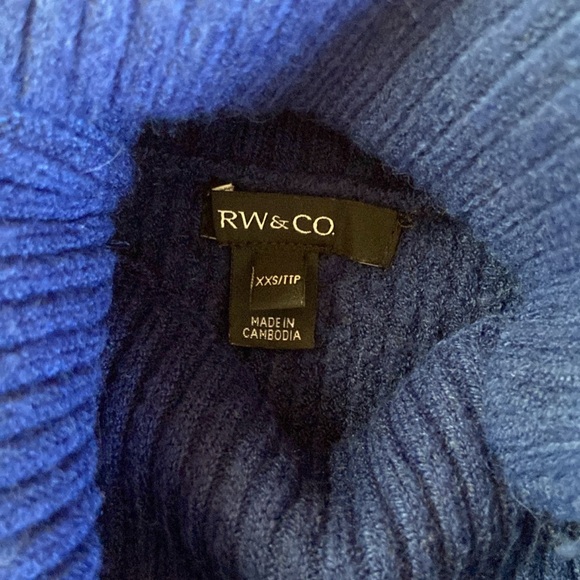 RW&Co Boue Rollneck sweater XXS - Picture 2 of 4